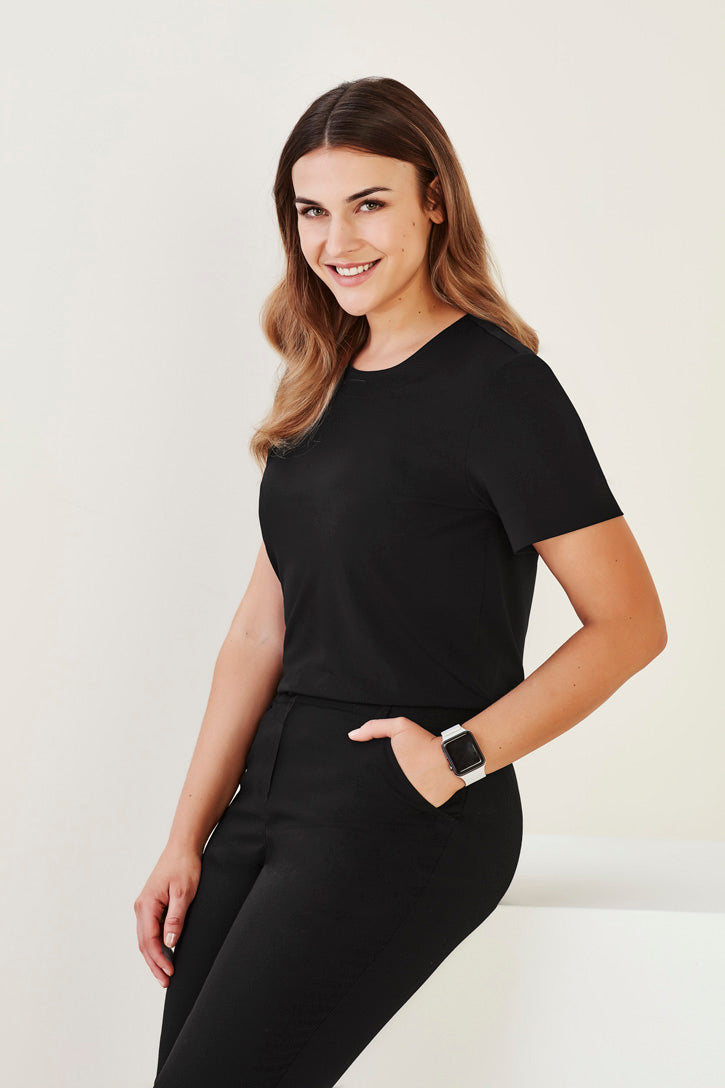 BizCare Womens Marley Jersey T-Top - CS952LS | Biz Care | Fashion Biz Online