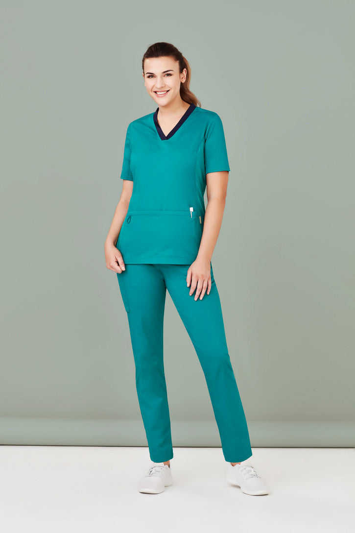  BizCare Womens Riley Straight Leg Scrub Pant - CSP047LL | Biz Care | Fashion Biz Online