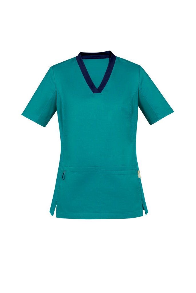  BizCare Womens Riley V-Neck Scrub Top - CST043LS | Biz Care | Fashion Biz Online