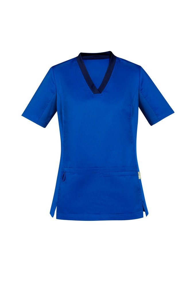  BizCare Womens Riley V-Neck Scrub Top - CST043LS | Biz Care | Fashion Biz Online