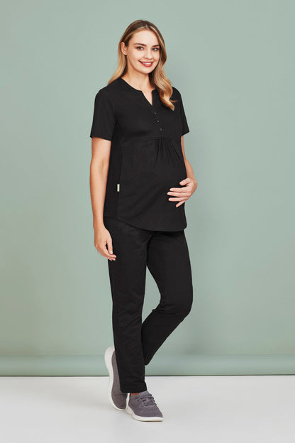  BizCare Womens Rose Maternity Scrub Pant - CSP244LL | Biz Care | Fashion Biz Online