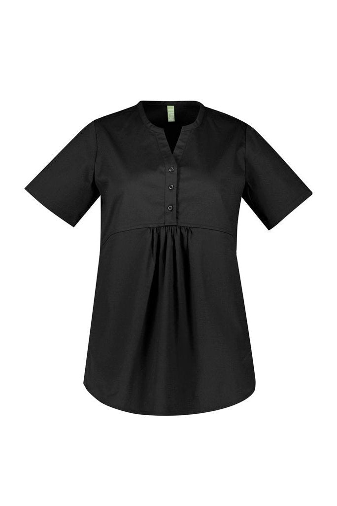  BizCare Womens Rose Tunic Scrub Top - CST243LS | Biz Care | Fashion Biz Online