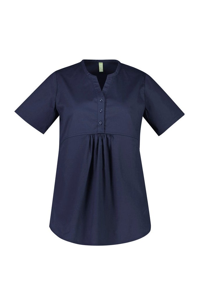  BizCare Womens Rose Tunic Scrub Top - CST243LS | Biz Care | Fashion Biz Online