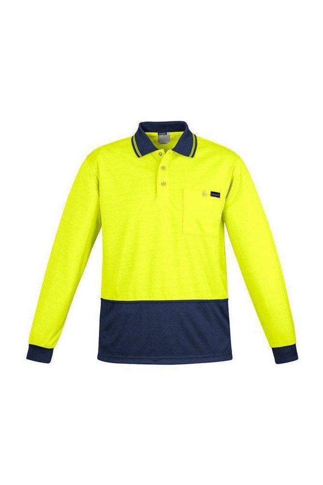  Syzmik Mens Comfort Back L/S Polo - ZH410 | Syzmik | Fashion Biz Online