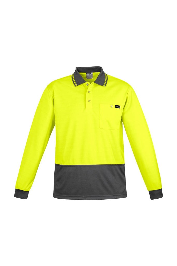  Syzmik Mens Comfort Back L/S Polo - ZH410 | Syzmik | Fashion Biz Online