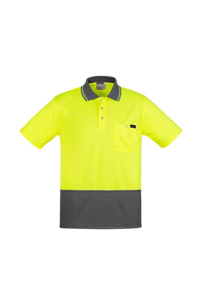  Syzmik Mens Comfort Back S/S Polo - ZH415 | Syzmik | Fashion Biz Online