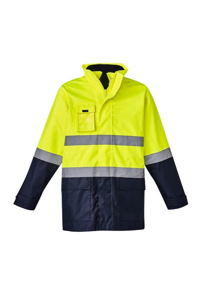  Syzmik Mens Hi Vis Basic 4 in 1 Waterproof Jacket - ZJ220 | Syzmik | Fashion Biz Online