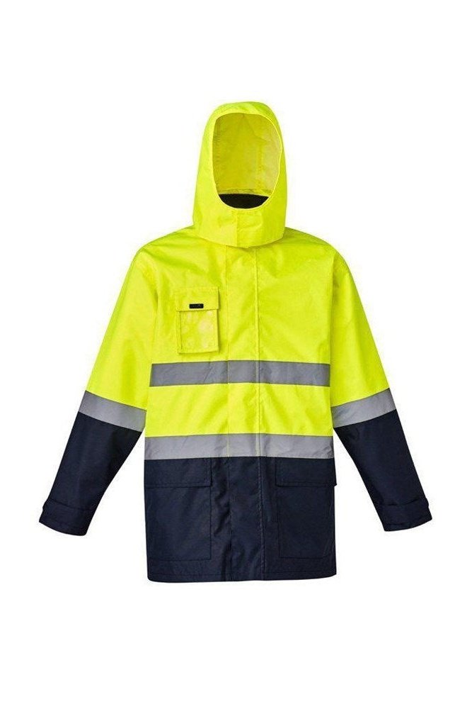  Syzmik Mens Hi Vis Basic 4 in 1 Waterproof Jacket - ZJ220 | Syzmik | Fashion Biz Online