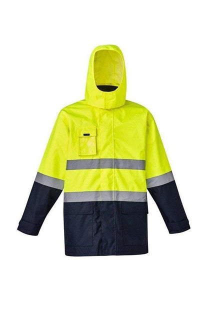  Syzmik Mens Hi Vis Basic 4 in 1 Waterproof Jacket - ZJ220 | Syzmik | Fashion Biz Online