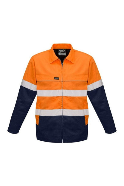  Syzmik Mens Hi Vis Cotton Drill Jacket ZJ590 | Syzmik | Fashion Biz Online