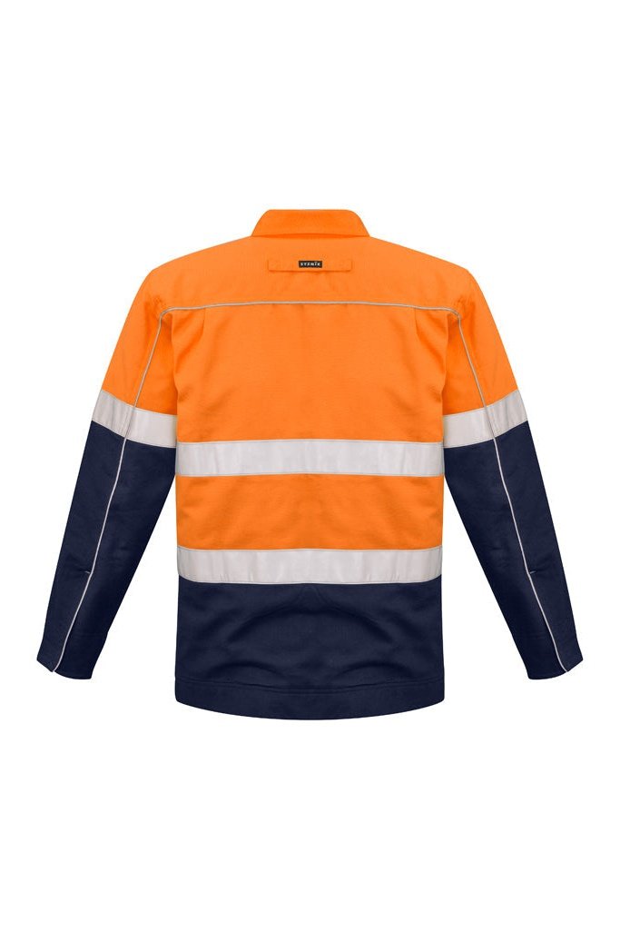  Syzmik Mens Hi Vis Cotton Drill Jacket ZJ590 | Syzmik | Fashion Biz Online