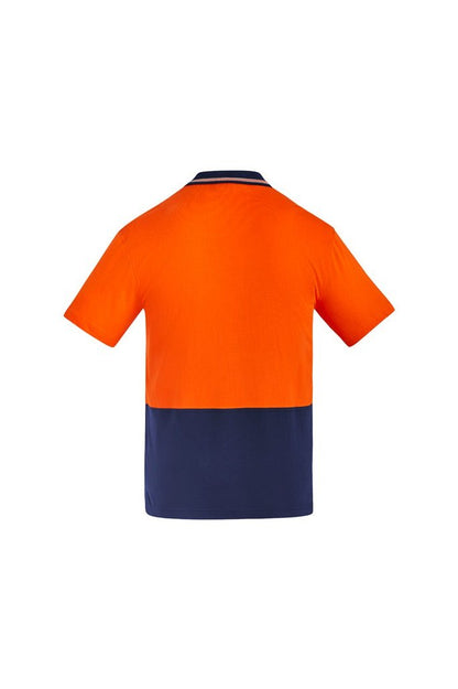  Syzmik Mens Hi Vis Cotton S/S Polo - ZH435 | Syzmik | Fashion Biz Online