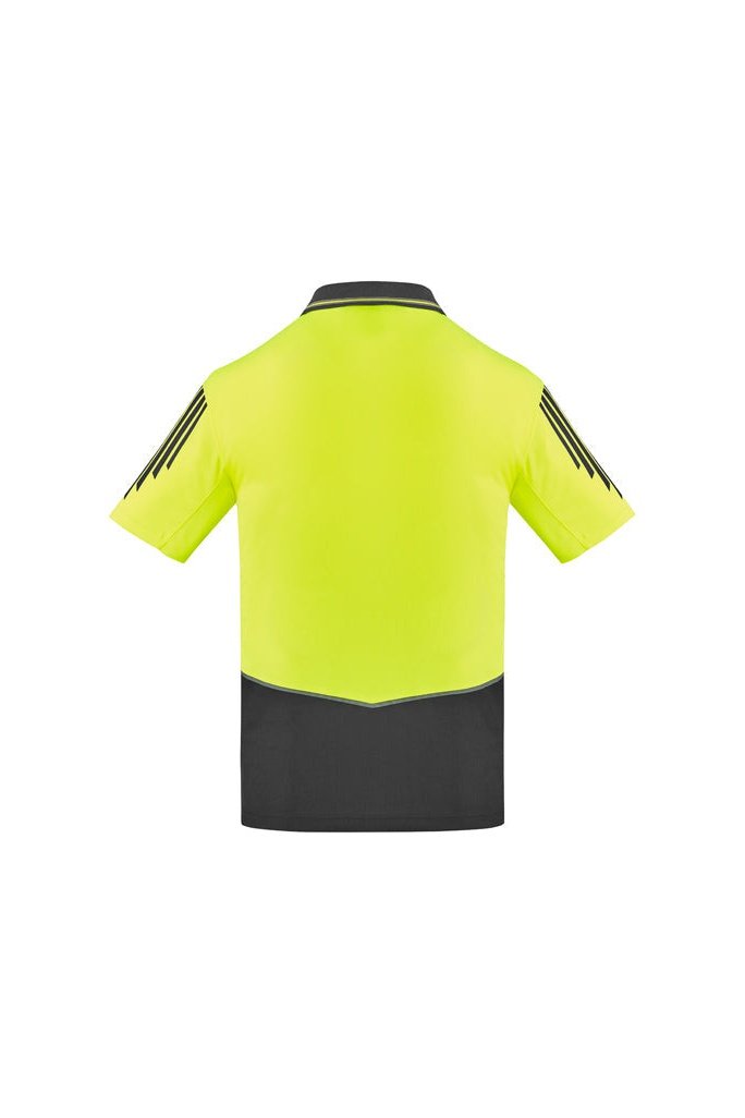  Syzmik Mens Hi Vis Flux S/S Polo - ZH315 | Syzmik | Fashion Biz Online