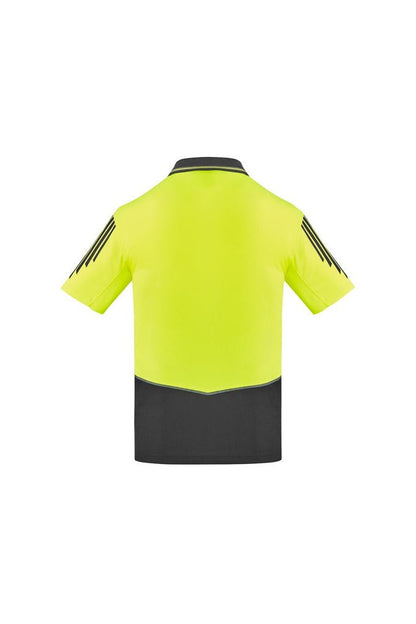  Syzmik Mens Hi Vis Flux S/S Polo - ZH315 | Syzmik | Fashion Biz Online