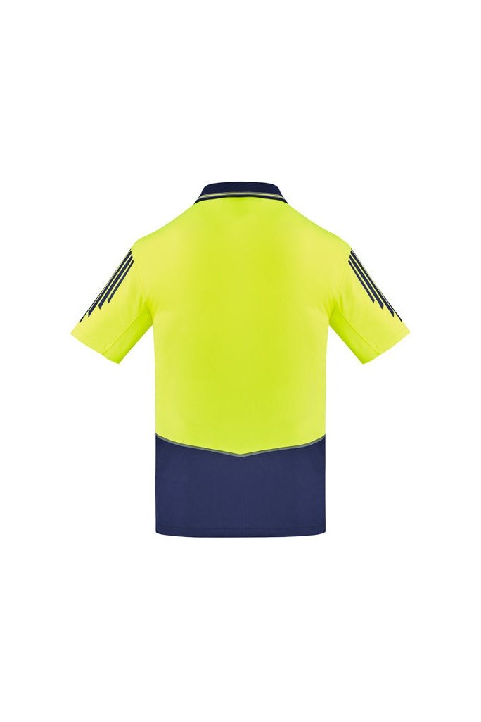  Syzmik Mens Hi Vis Flux S/S Polo - ZH315 | Syzmik | Fashion Biz Online