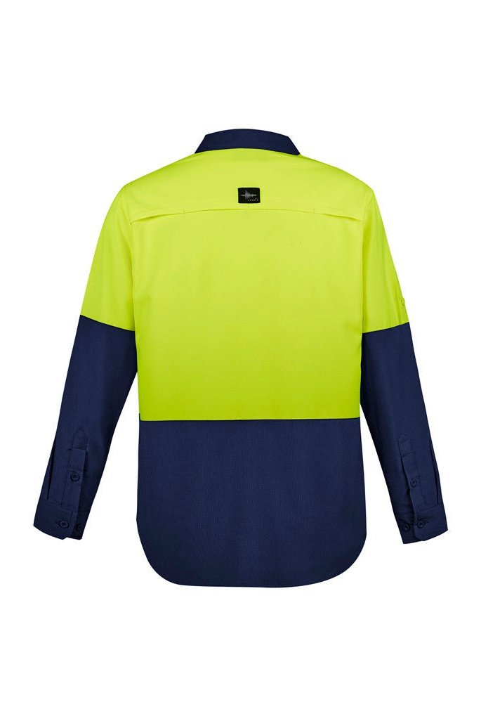  Syzmik Mens Hi Vis Outdoor L/S Shirt - ZW468 | Syzmik | Fashion Biz Online