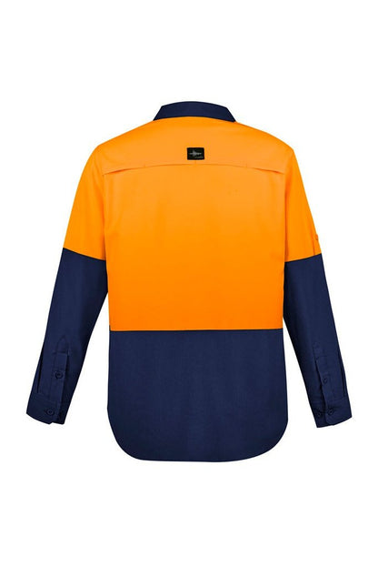  Syzmik Mens Hi Vis Outdoor L/S Shirt - ZW468 | Syzmik | Fashion Biz Online