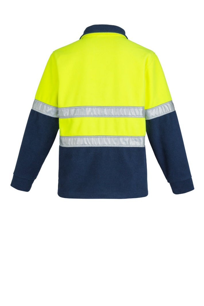  Syzmik Mens Hi Vis Polar Fleece Jumper - Hooped Taped ZT461 | Syzmik | Fashion Biz Online