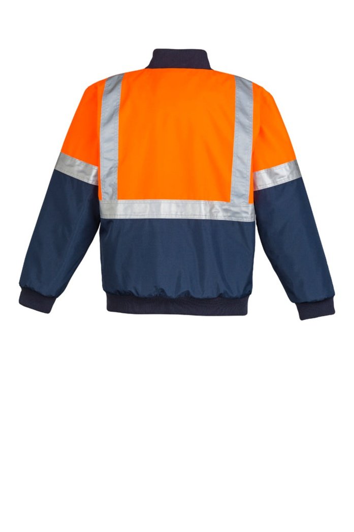  Syzmik Mens Hi Vis Quilted Flying Jacket ZJ351 | Syzmik | Fashion Biz Online