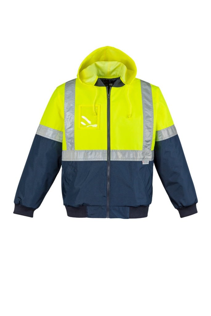  Syzmik Mens Hi Vis Quilted Flying Jacket ZJ351 | Syzmik | Fashion Biz Online