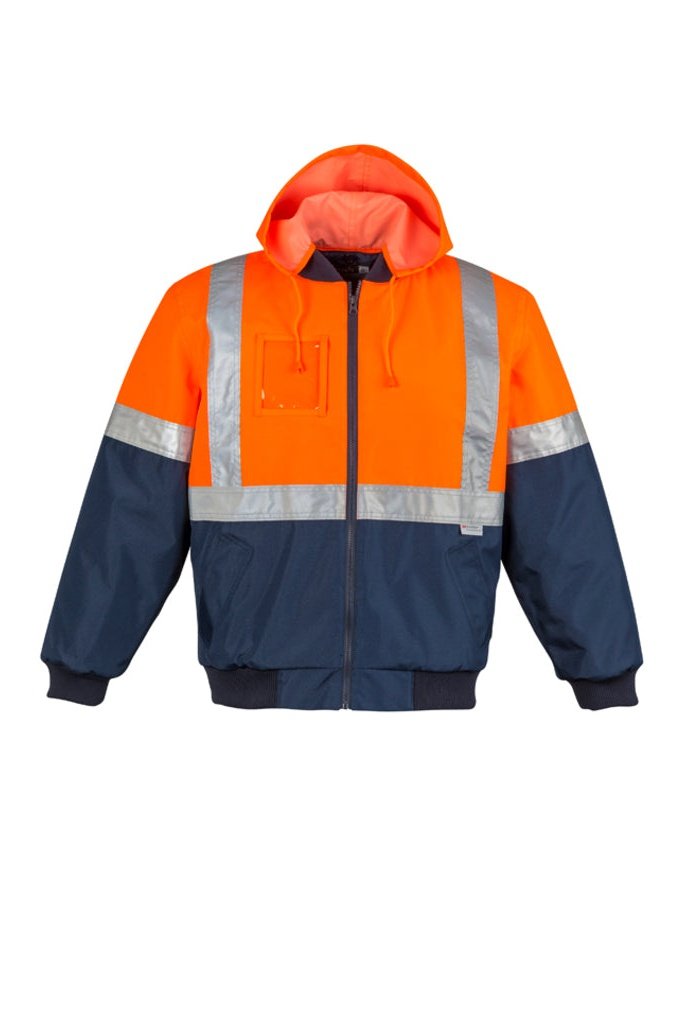  Syzmik Mens Hi Vis Quilted Flying Jacket ZJ351 | Syzmik | Fashion Biz Online