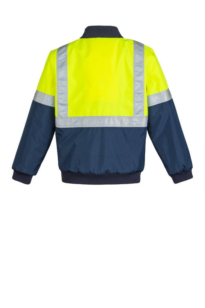  Syzmik Mens Hi Vis Quilted Flying Jacket ZJ351 | Syzmik | Fashion Biz Online