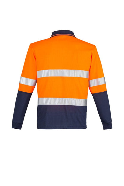  Syzmik Mens Hi Vis Spliced Polo - Long Sleeve Hoop Taped - ZH235 | Syzmik | Fashion Biz Online
