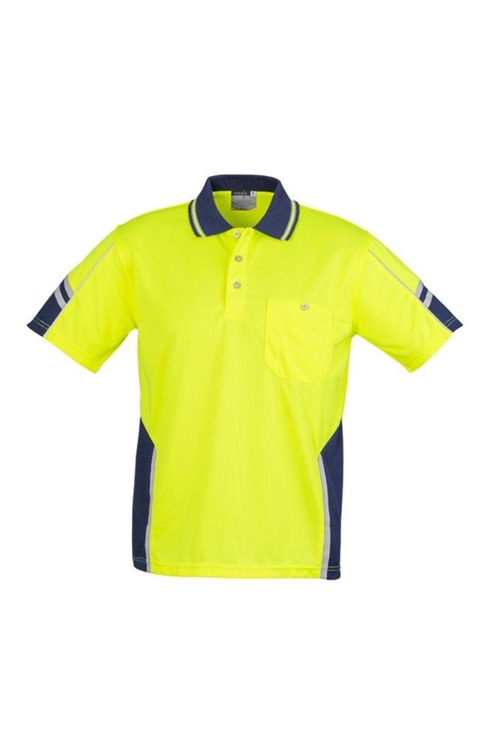  Syzmik Mens Hi Vis Squad S/S Polo - ZH237 | Syzmik | Fashion Biz Online