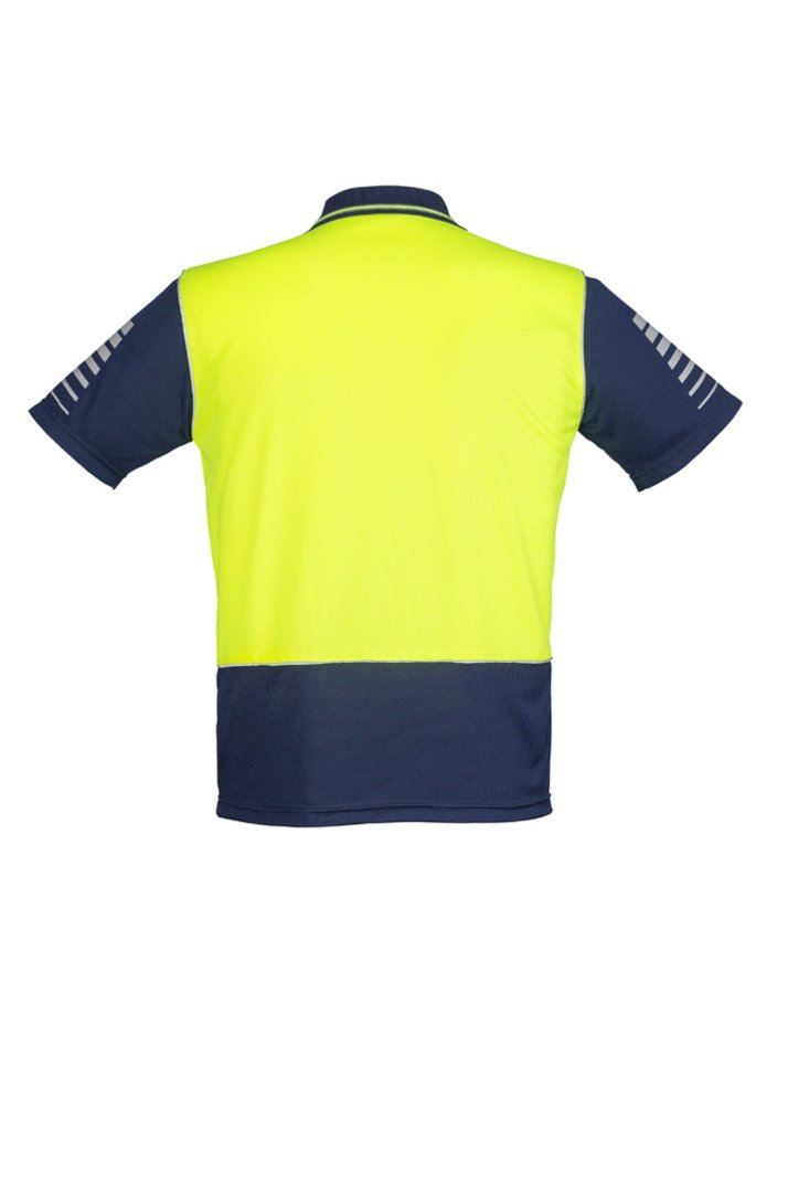  Syzmik Mens Hi Vis Zone Polo - ZH236 | Syzmik | Fashion Biz Online