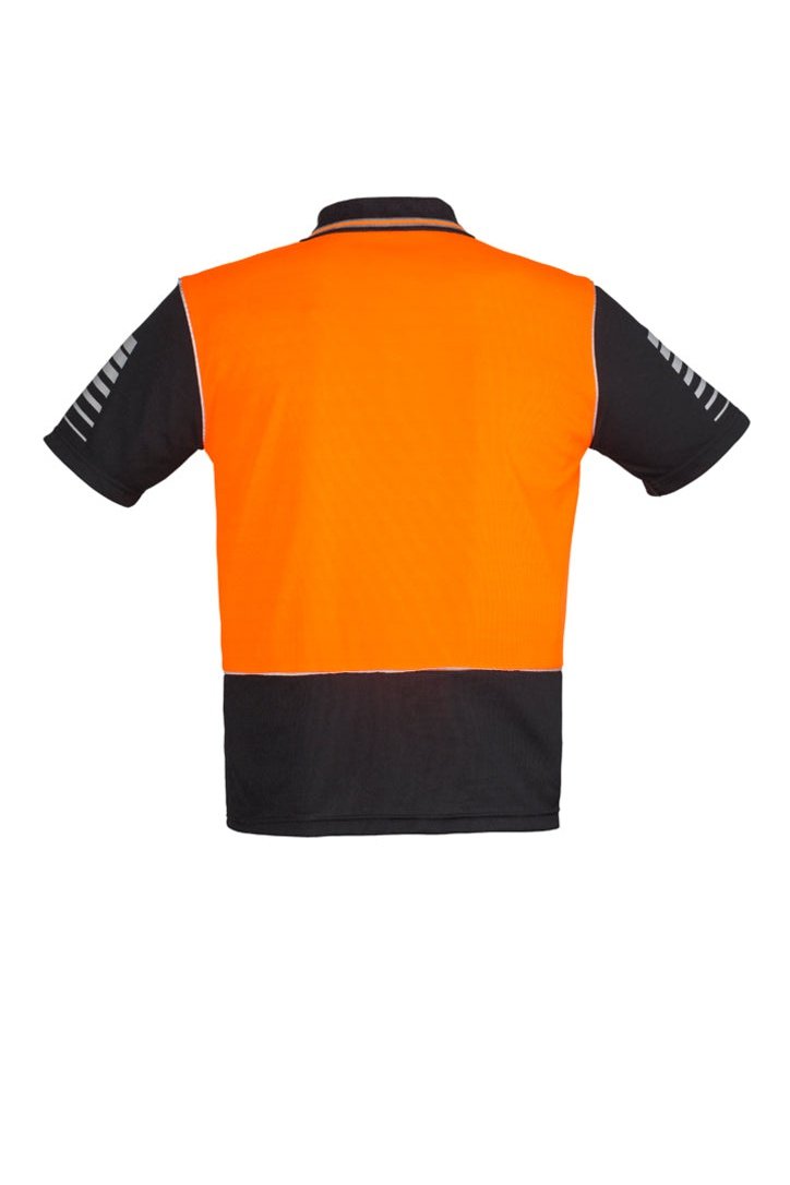  Syzmik Mens Hi Vis Zone Polo - ZH236 | Syzmik | Fashion Biz Online