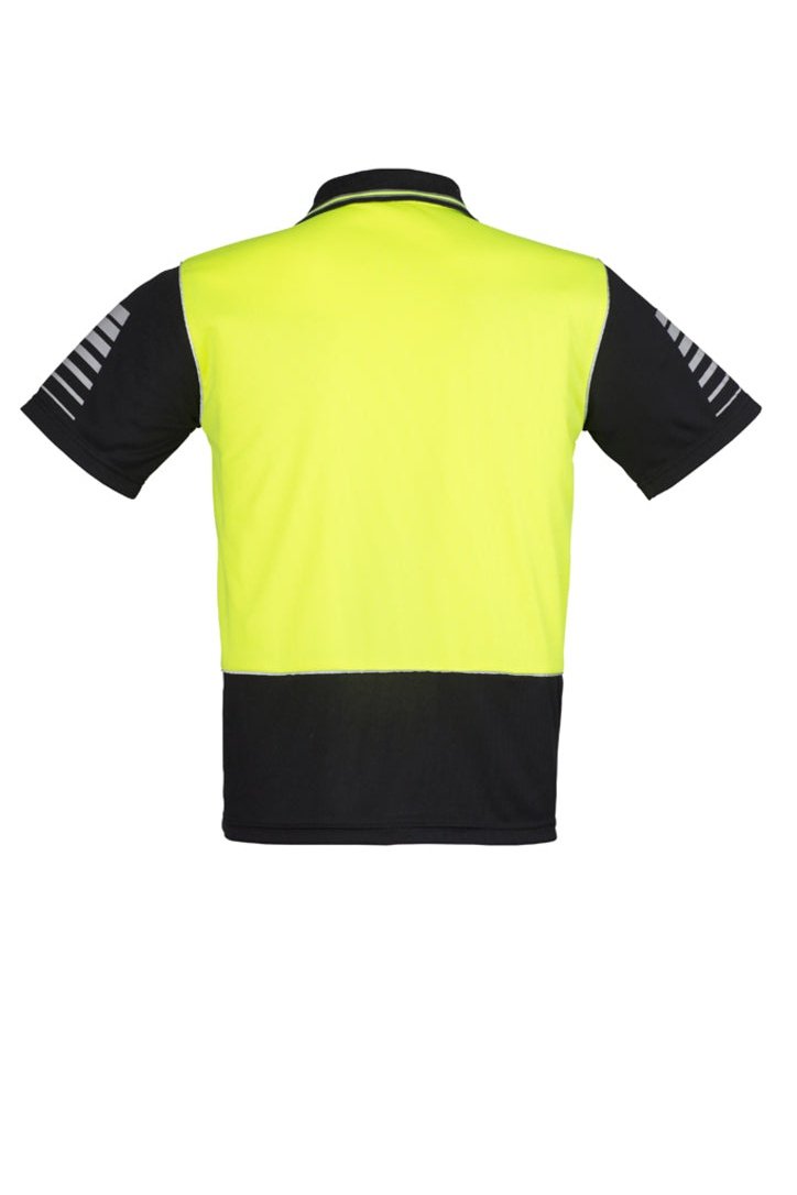  Syzmik Mens Hi Vis Zone Polo - ZH236 | Syzmik | Fashion Biz Online