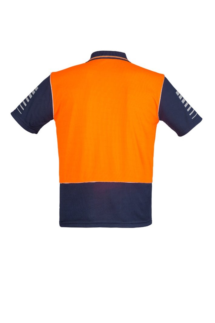  Syzmik Mens Hi Vis Zone Polo - ZH236 | Syzmik | Fashion Biz Online