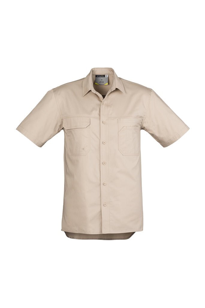  Syzmik Mens Light Weight Trading S/S Shirt - ZW120 | Syzmik | Fashion Biz Online