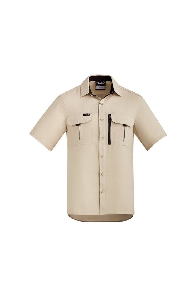  Syzmik Mens Outdoor Short Sleeve Shirt - ZW465 | Syzmik | Fashion Biz Online