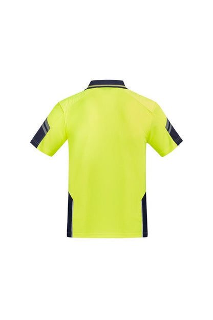  Syzmik Mens Reinforced Hi Vis Squad S/S Polo - ZH465 | Syzmik | Fashion Biz Online