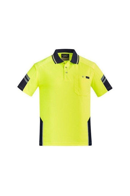  Syzmik Mens Reinforced Hi Vis Squad S/S Polo - ZH465 | Syzmik | Fashion Biz Online