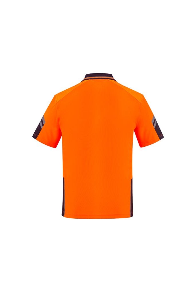  Syzmik Mens Reinforced Hi Vis Squad S/S Polo - ZH465 | Syzmik | Fashion Biz Online