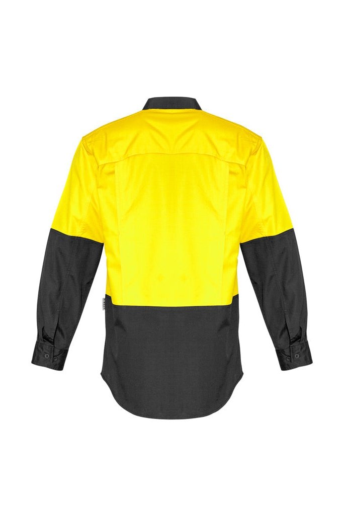  Syzmik Mens Rugged Cooling Hi Vis Spliced Shirt ZW128 | Syzmik | Fashion Biz Online