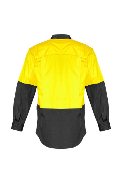  Syzmik Mens Rugged Cooling Hi Vis Spliced Shirt ZW128 | Syzmik | Fashion Biz Online