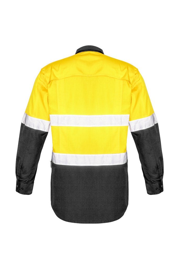  Syzmik Mens Rugged Cooling Taped Hi Vis Spliced Shirt ZW129 | Syzmik | Fashion Biz Online