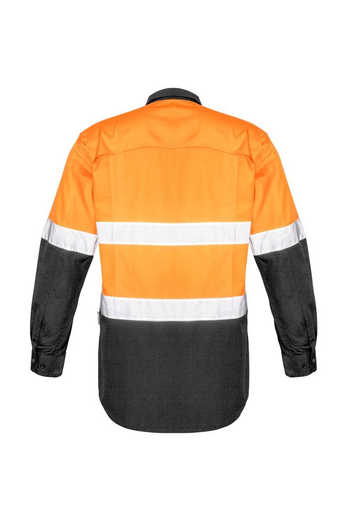  Syzmik Mens Rugged Cooling Taped Hi Vis Spliced Shirt ZW129 | Syzmik | Fashion Biz Online