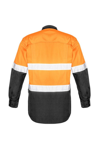  Syzmik Mens Rugged Cooling Taped Hi Vis Spliced Shirt ZW129 | Syzmik | Fashion Biz Online