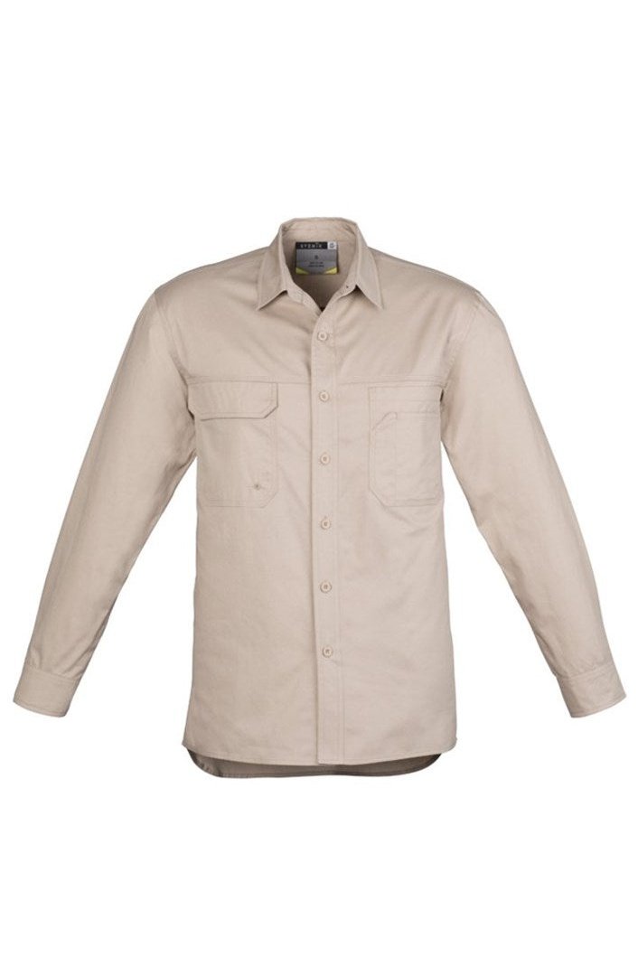  Syzmik Tradie Shirt Cotton Long Sleeve - ZW121 | Syzmik | Fashion Biz Online