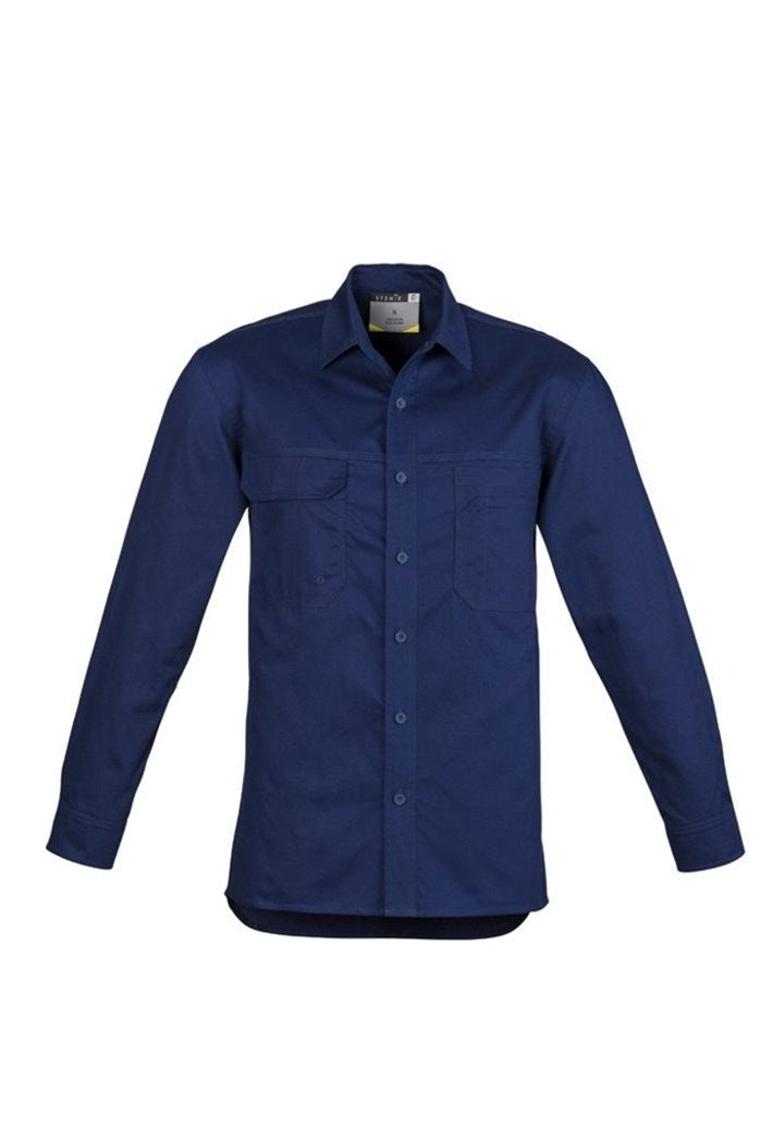  Syzmik Tradie Shirt Cotton Long Sleeve - ZW121 | Syzmik | Fashion Biz Online