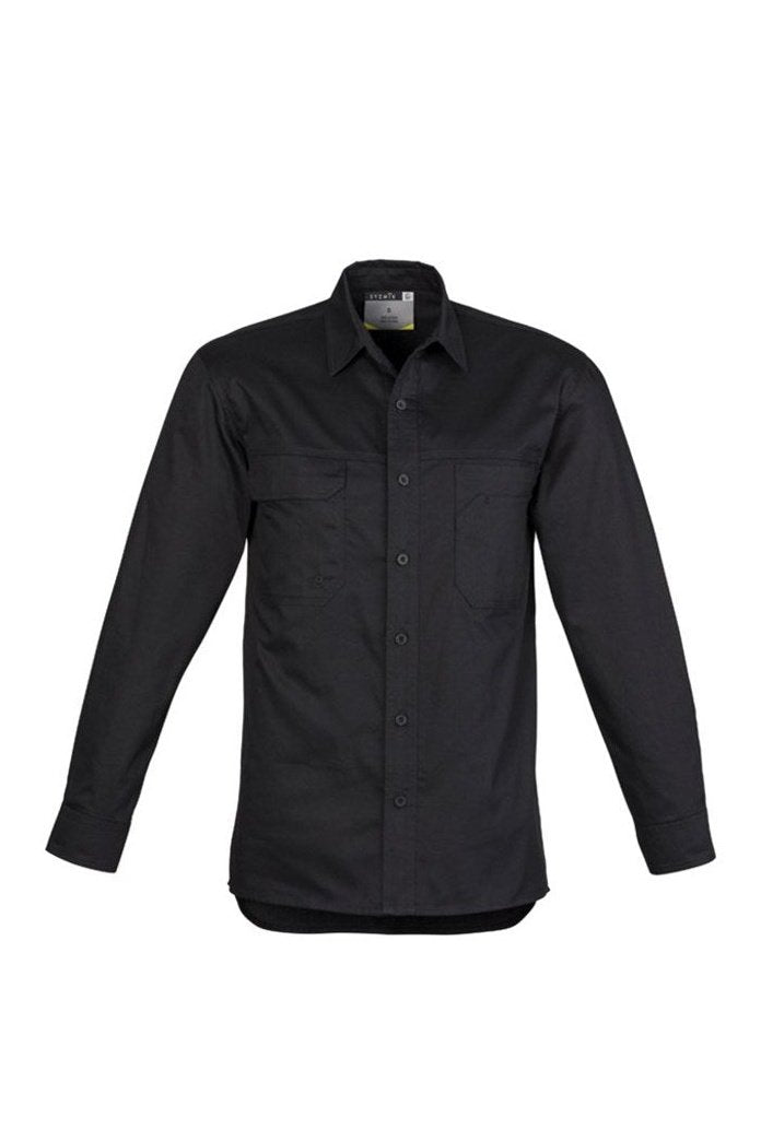  Syzmik Tradie Shirt Cotton Long Sleeve - ZW121 | Syzmik | Fashion Biz Online