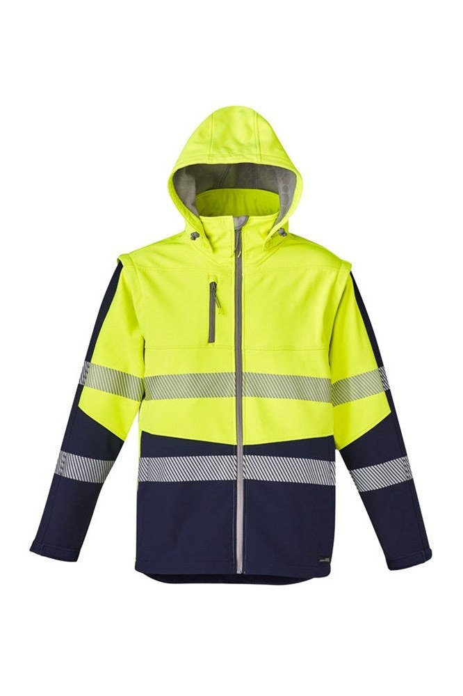  Syzmik Unisex 2 in 1 Stretch Softshell Taped Jacket - ZJ453 | Syzmik | Fashion Biz Online