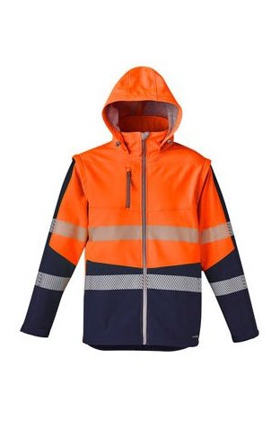  Syzmik Unisex 2 in 1 Stretch Softshell Taped Jacket - ZJ453 | Syzmik | Fashion Biz Online