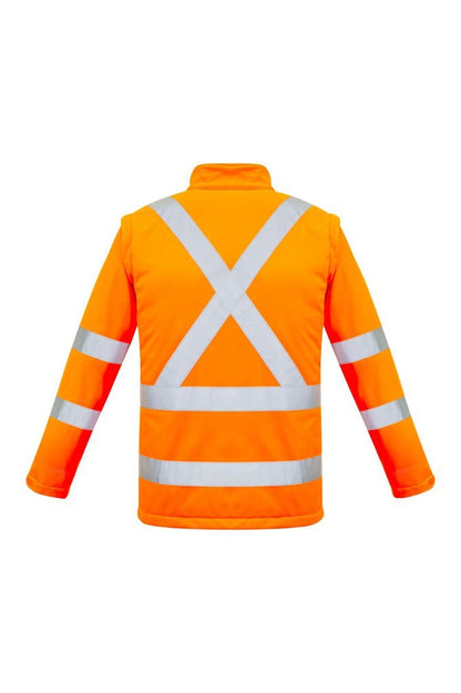  Syzmik Unisex Hi Vis 2 in 1 x Back Softshell Jacket ZJ680 | Syzmik | Fashion Biz Online