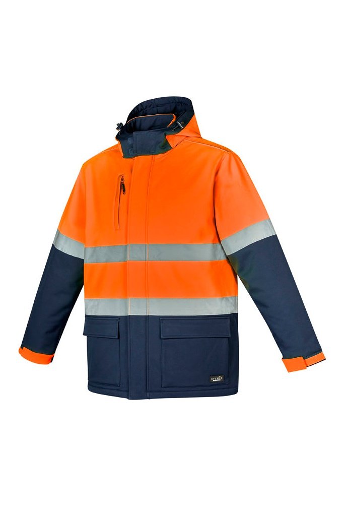  Syzmik Unisex Hi Vis Antarctic Softshell Taped Jacket - ZJ553 | Syzmik | Fashion Biz Online