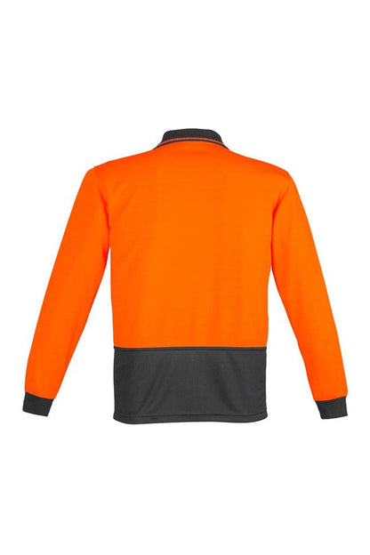  Syzmik Unisex Hi Vis Basic Spliced Polo - Long Sleeve - ZH232 | Syzmik | Fashion Biz Online